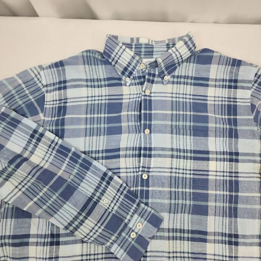 Brooks Brothers Size XL Plaid Long-Sleeve Button-up Men's Shirt New